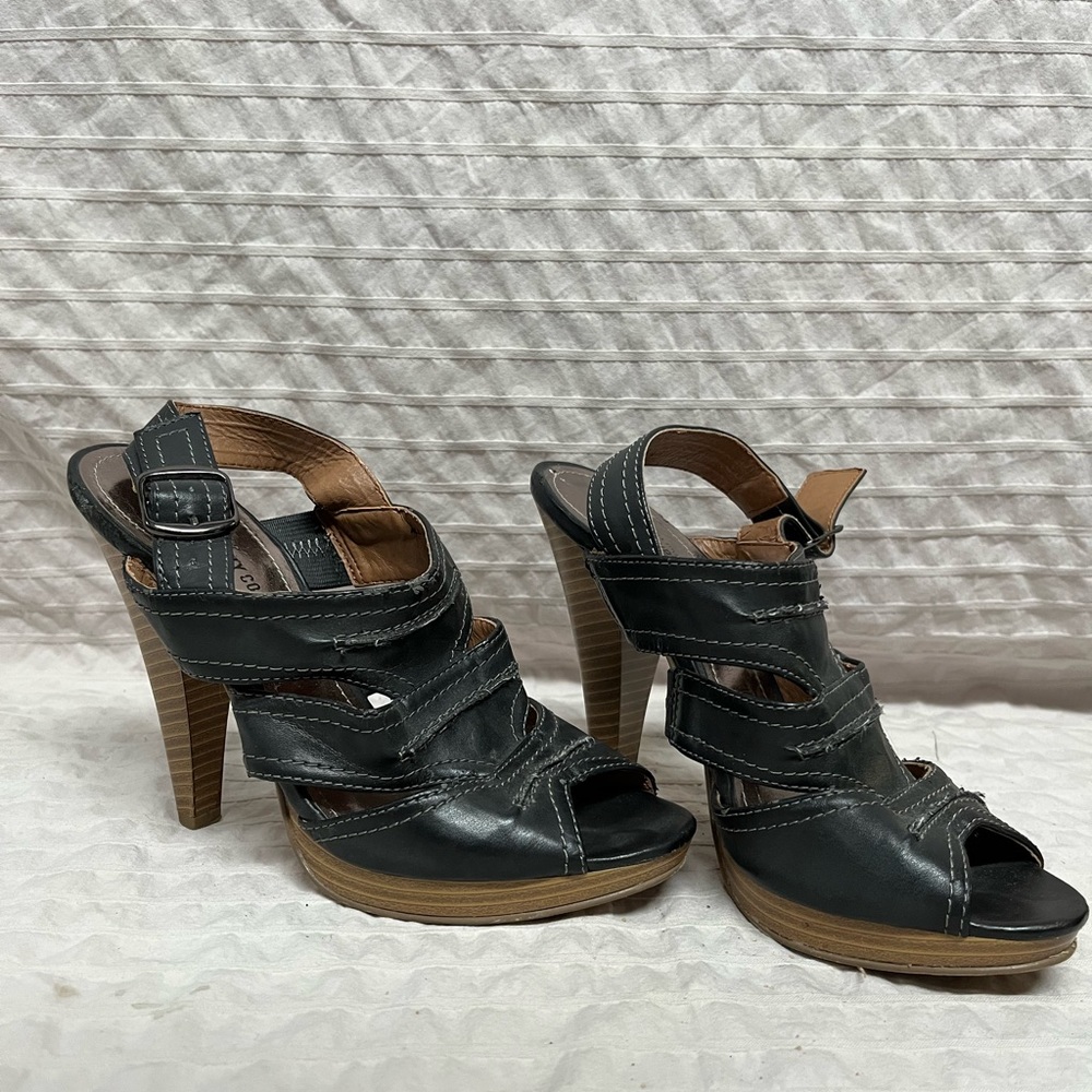 Missimo supply co womens 7.5 wooden heel